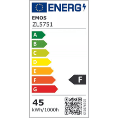 EMOS LED fényforrás matt E27 46W természetes fehér (ZL5751) (ZL5751)
