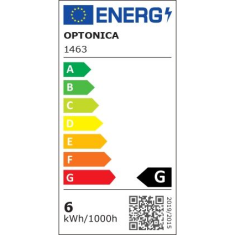 Optonica LED Gyertya E14 230V 6W 480Lm meleg fehér (SP1463) (SP1463)