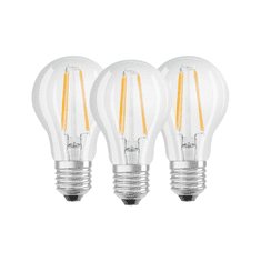 Osram BASE Clas LED fényforrás E27 7W Körte meleg fehér filament (3db) (4058075819290) (4058075819290)