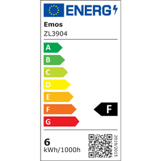 EMOS LED izzó kisgömb E14 6W 500lm meleg fehér (ZL3904) (EmosZL3904)