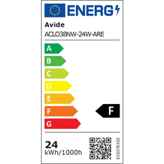 Avide LED mennyezeti lámpa Ares 24W 380x110mm NW 4000K (ACLO38NW-24W-ARE) (ACLO38NW-24W-ARE)