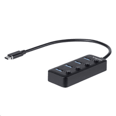 Startech StarTech-com 4 portos USB-C HUB fekete (HB30C4AIB) (HB30C4AIB)