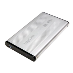 LogiLink UA0106A 2.5" külső mobil rack USB 3.0 SATA ezüst (UA0106A)
