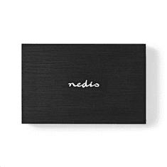 Nedis 2.5" külső merevlemez ház (HDDE25310BK) (HDDE25310BK)