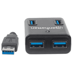 Manhattan SuperSpeed 4 portos USB 3.0 Hub (162296) (162296)