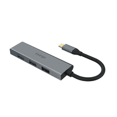 Akasa 4 portos USB Hub szürke (AK-CBCA25-18BK) (AK-CBCA25-18BK)