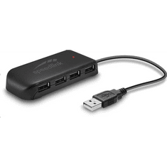 SPEED-LINK Snappy Evo 7 portos USB 2.0 Hub fekete (SL-140005-BK) (SL-140005-BK)