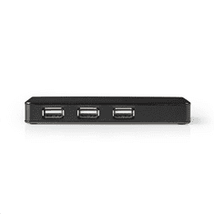 Nedis 7 portos USB hub USB 2.0 (UHUBU2730BK) (UHUBU2730BK)