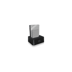 RaidSonic ICY BOX IB-123CL-U3 2.5"-3.5" Dokkoló USB 3.0 fekete (IB-123CL-U3)