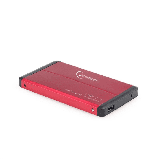 Gembird 2.5'' külső SATA merevlemez ház USB 3.0 piros (EE2-U3S-2-R) (EE2-U3S-2-R)