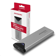 AXAGON EEM2-U3C M.2 külső SSD ház szürke (EEM2-U3C)