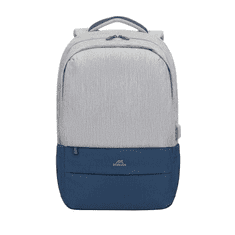 RivaCase 7567 Anti-theft Laptop backpack 17.3" / 6 Grey/Dark blue (4260403578308)