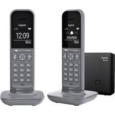 Gigaset CL390A Vezetékes telefon, analóg Üzenetrögzítős, Bébiszitter, Kihangosító, Hallókészülékkel kompatibilis Sötétszürke