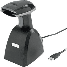 Renkforce Vonalkód olvasó iLS6300BQ 1MB USB-Kit Lézer Fekete Kézi szkenner Bluetooth, USB (iLS6300BQ)