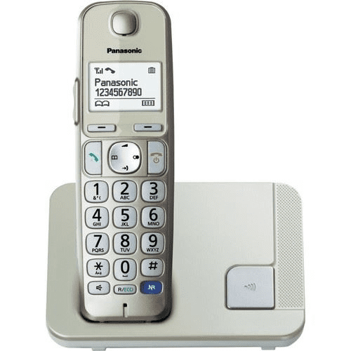 PANASONIC KX-TGE210PDN DECT vezetéknélküli telefon fehér (KX-TGE210PDN)