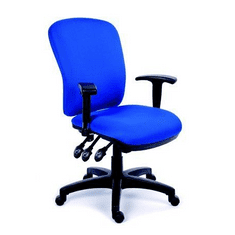 MAYAH "Comfort" irodai szék kék gyöngyszövet borítással (11191-02A BLUE / BBSZVV14) (BBSZVV14)