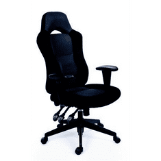 MAYAH "Racer" főnöki szék (BBSZVV21/ 11187-01 BLACK/GRAY) (11187-01 BLACK/GRAY)