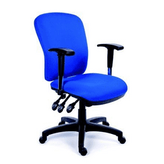 MAYAH "Comfort" irodai szék kék gyöngyszövet borítással (11191-02A BLUE / BBSZVV14) (BBSZVV14)