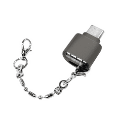 LogiLink key chain USB-C OTG kártyaolvasó fekete (CR0039) (CR0039)