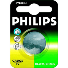 PHILIPS gombelem CR2025/01B Lithium (CR2025/01B)