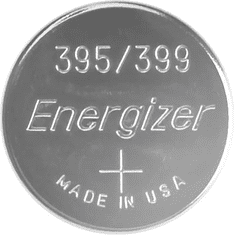 Energizer 395/399 gombelem, ezüstoxid, 1,55V, 51 mAh, SR927SW, SR57, SR927, SR926, V395, D395, 610, LA, 280-48, SB-AP (635703)