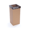 RECOBIN URE004 Slim újrahasznosított szelektív hulladékgyűjtő 60l fekete (URE004)