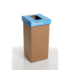 RECOBIN URE024 Mini újrahasznosított szelektív hulladékgyűjtő, angol felirat 20l kék (URE024)