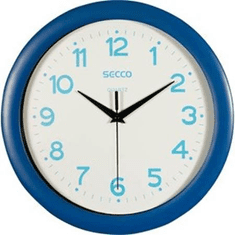 Secco "Sweep second" falióra 30cm kék színű (DFA029 / S TS6026-27) (S TS6026-27)