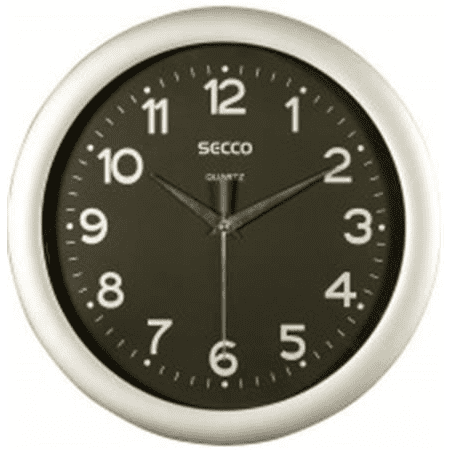 Secco "Sweep second" falióra 30cm ezüst színű (DFA035 / S TS6026-51) (S TS6026-51)