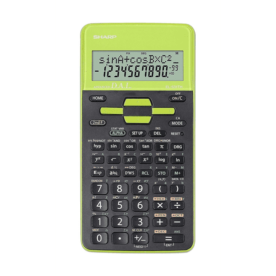 Sharp EL-531 tudományos számológép 273 funkció zöld (EL531THBGR) (EL531THBGR)