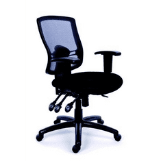 MAYAH "Creative" irodai szék (fekete lábkereszt) (10892-02CA BLACK / BBSZVV17) (BBSZVV17)