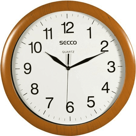 Secco "Sweep Second" falióra 32cm fa hatású keret (DFA021 / S TS8002-97) (S TS8002-97)