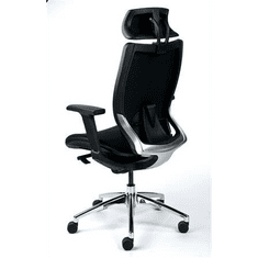 MAYAH "Crown" főnöki szék fejtámasszal (BBSZVV36 / CM4003S BLACK) (CM4003S BLACK)