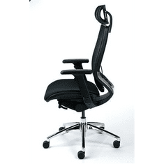 MAYAH "Crown" főnöki szék fejtámasszal (BBSZVV36 / CM4003S BLACK) (CM4003S BLACK)