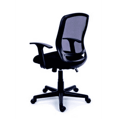 MAYAH "Fun" irodai szék fekete szövetborítás, feszített hálós háttámla (BBSZVV08 / 11426 BLACK) (11426 BLACK)