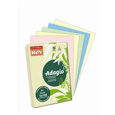 Rey "Adagio" Másolópapír színes A4 80g 5x100 lap pasztell mix (ADAGI080X908) (ADAGI080X908)