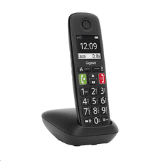 Gigaset ECO DECT Telefon E290 fekete (S30852-H2901-S201) (S30852-H2901-S201)