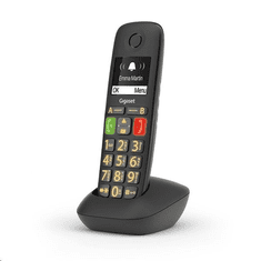 Gigaset ECO DECT Telefon E290HX fekete, bázisállomás nélkül - Bontott termék (S30852-H2961-R101_BT)