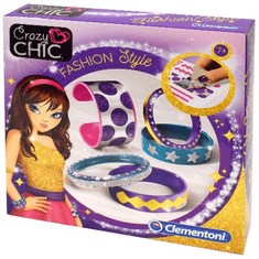 Clementoni Crazy Chic Fashion Style karkötő készítő szett (78251) (CL78251)