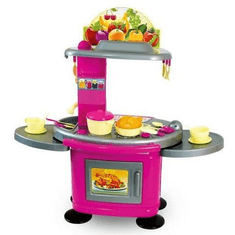 Mochtoys játékkonyha konyhapulttal és kiegészítőkkel 78cm rózsaszín (10146) (10146)