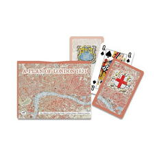 Piatnik Luxus römi kártya London térképe 1831 minta 2x55 lap (266232) (266232)