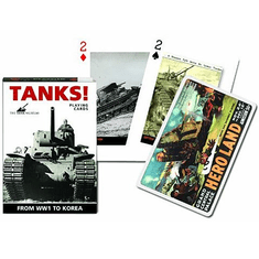 Piatnik Exkluzív römi kártya Tankos 1x55 lap (PI154218)