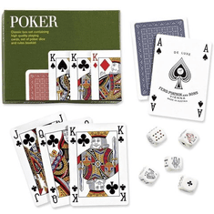 Piatnik Póker kártya és kockakészlet (255731) (P255731)