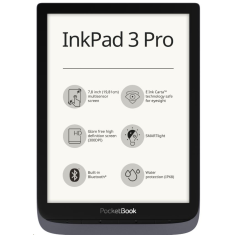 Inkpad 3 Pro PB740 7.8" 16GB E-Book olvasó metálszürke (PB740-2-J-WW) (PB740-2-J-WW)