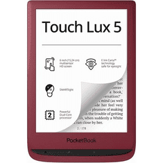 PocketBook PB628 LUX5 e-Book olvasó piros (PB628-R-WW) (PB628-R-WW)