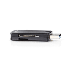 Nedis kártyaolvasó Multicard USB3.0 (CRDRU3100BK) (CRDRU3100BK)