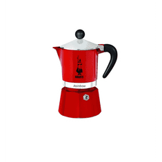 BIALETTI Rainbow 6 személyes kotyogós kávéfőző piros (4963) (B4963)