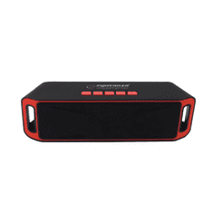 Esperanza EP126KR Folk Bluetooth hangszóró FM fekete-piros (EP126KR)
