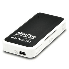 AXAGON USB2.0 5 foglalatú külső kártyaolvasó fekete-fehér (CRE-X1) (CRE-X1)