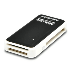 AXAGON USB2.0 5 foglalatú külső kártyaolvasó fekete-fehér (CRE-X1) (CRE-X1)
